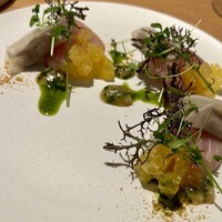 マンサルヴァ - 冷前菜は寒鰤・冬カブ・八朔