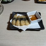 Hanakoma - 炉端で焼く山芋磯辺焼き