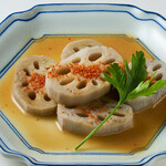 Roasted lotus root