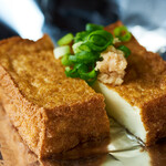 Fried tofu ginger soy sauce