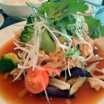 鶏の唐揚げ 油淋鶏ソース