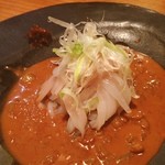 千陽 - イカをワタで和えます