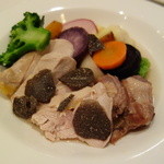 メゾン ドゥ アッシュ - 愛媛県産雉と野菜、黒トリュフを添えて