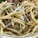 ラーメン もっけだの - 『ベジカレーラーメン』のもやし