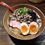 Iwamotoya - 期間限定・牡蠣そば(特盛・味玉無料券使用）　1,100円