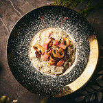 Black truffle and mushroom cream risotto