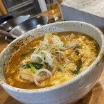 炭火焼肉ホルモンさわいし - ユッケジャンラーメン