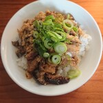 浜堂ラーメン - 焼サバのせごはん