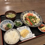 志水 - ハマチの唐揚げネギソース