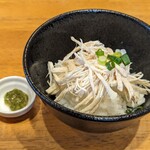 らぁ麺 なか川 - サービスの鶏茶漬け