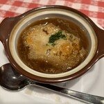 ザ　カウボーイハウス - オニオングラタンスープ