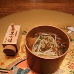 都わすれ - 稲庭うどん　お出汁も上品で美味しかった