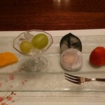 都わすれ - デザート　水まんじゅうも品がありました