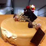パティスリーアンコール - クリスマスケーキ(箱の中で倒した(^^ゞ)