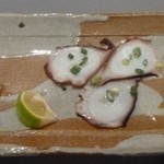 古橋亭 - 【クリスマスディナー】　タコのカルパッチョ＆カンパチの柚子マリネ苺添え