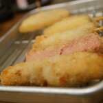 串揚げ かのや - 5品盛り