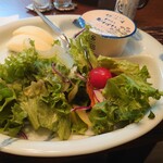 都わすれ - 朝食　サラダとヨーグルト