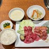 焼肉・鉄板焼 中津留 - 料理写真:ランチ・九州残念黒毛和牛ハーフランチ　１８８０円
ご飯・・・パサパサ