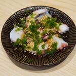 Sushiya Kotobuki - タコ塩ごま油
