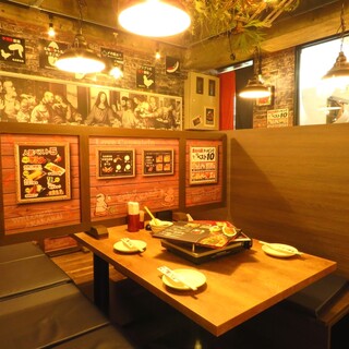 4名様用のソファー席！会話が弾む事間違いなし☆