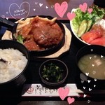 Dainingu Shiosou - 若狭牛ハンバーグランチ♡