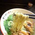 麺屋彩々 - 麺リフト～モッチモッチしてて美味しい麺ですよ！！！