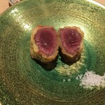 そま莉 - レアな馬肉のカツです！！！うんま！