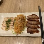 香港料理 蘭 - 三種冷菜盛り合わせ
