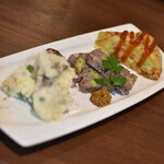 ワインバー バッカス - 前菜３種類の盛合せ（１，６００円）２０２３年１月