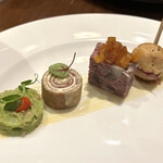 トラディシオン - クリスマスディナーコース
      ⚫️小前菜4種盛り合わせ
      