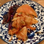 呑み喰い処　福わらひ - 乾杯セットのお新香