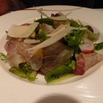 カンパーニュ - 2013,12　イサキと季節の野菜のカルパッチョ