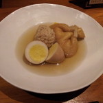 やんたけ - おでん：玉子・鶏団子・餅巾着