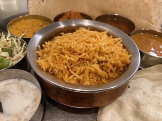 Venu's South Indian Dining - ノンベシミールス（ライスをビリヤニ変更）