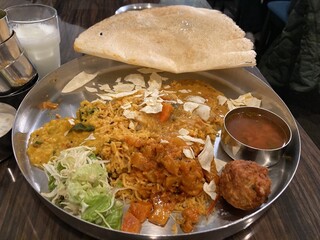 Venu's South Indian Dining - ノンベシミールス（ライスをビリヤニ変更）