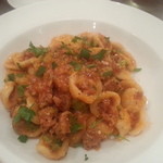 クアドリフォーリオ - ２０１３・１２・１０　自家製サルシッチャとブロッコリーのオレキエッティ