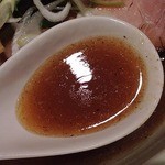 日本橋 製麺庵 なな蓮 - スープ：濃い出汁そば