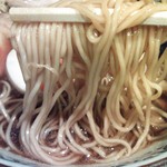 墨家 - 支那そば￥650の低加水ストレート細麺（H25.12.27撮影）