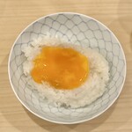 川田 - 2024.1.  〆ご飯④ 卵黄の醤油漬け