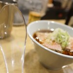 中華そば 肉と葱 - 透明レンゲ