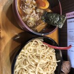 Takeya - つけ麺　醤油味　中盛　太麺