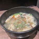 炭火焼肉 康 - タマゴスープ(☆☆☆☆)