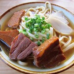 きしもと食堂 - 岸本そば（大） 750円