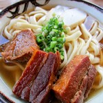 きしもと食堂 - 岸本そば（中）600円