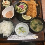 よしば - 海老フライ定食800円