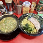 tonkotsushouyura-menoudouya - つけ麺、スープが多い