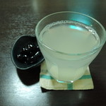 手繰りや 玄治 - 蕎麦焼酎（帰山）蕎麦湯割り