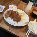 Tonkatsu Kumasan - 食べかけの写真で失礼