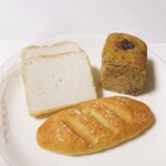Gurutenfuri tambonopankoubou beikon - グルテンフリー ミニバゲット、キューブ フィグ＆アールグレイ、グルテンフリー 長食パン