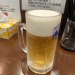 Tsuke Memma Ze Soba Ramen No Mise Sanya - とくとく晩酌セット生ビール